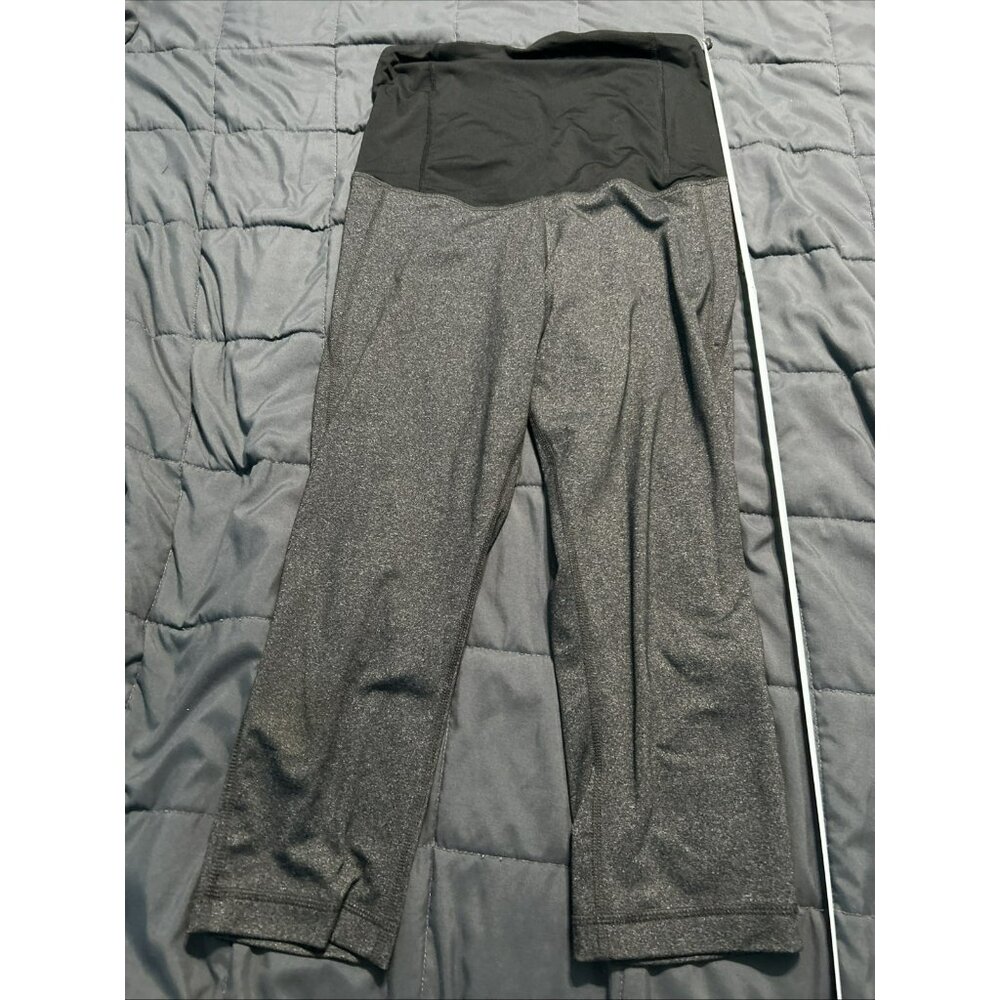 Isabel Maternity Leggings - by Ingrid & Isabel Dark Gray Size Small